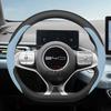 Кожаный чехол на руль автомобиля для BYD Atto 3 Yuan Plus TANG Song plus 2022 2023 2024 2025 Не требует шитья Ручные аксессуары