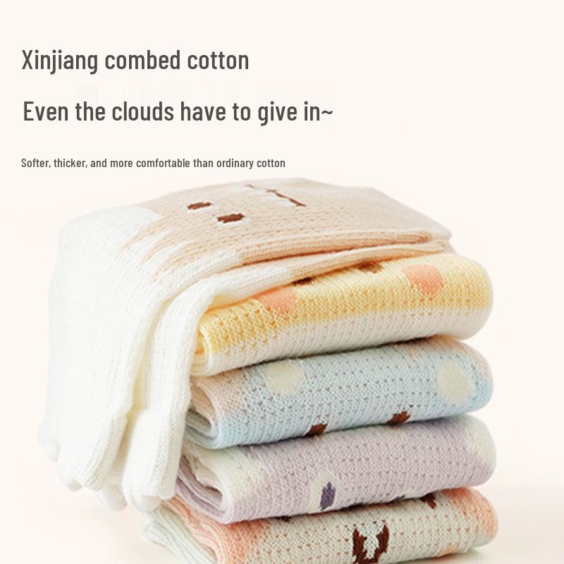 Новые летние нескользящие детские носки - Защита от холода для малышей, учащихся ходить, для мальчиков и девочек