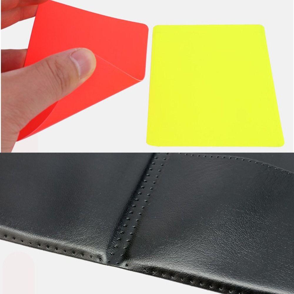 Fluorescent Football Red and Yellow Cards Red Yellow Cards Soccer Referee Record Book