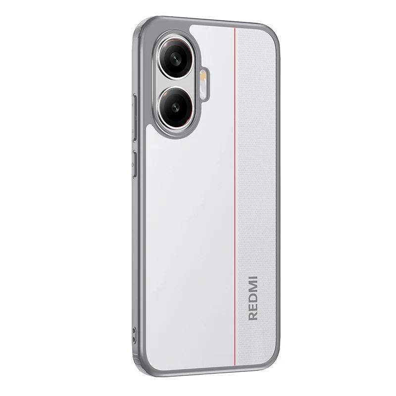 Для Xiaomi POCO F7 Прозрачный акриловый ПК чехол для телефона Для Xiaomi Redmi Turbo 4 Pro Матовый прозрачный жесткий ударопрочный задний чехол из ПК