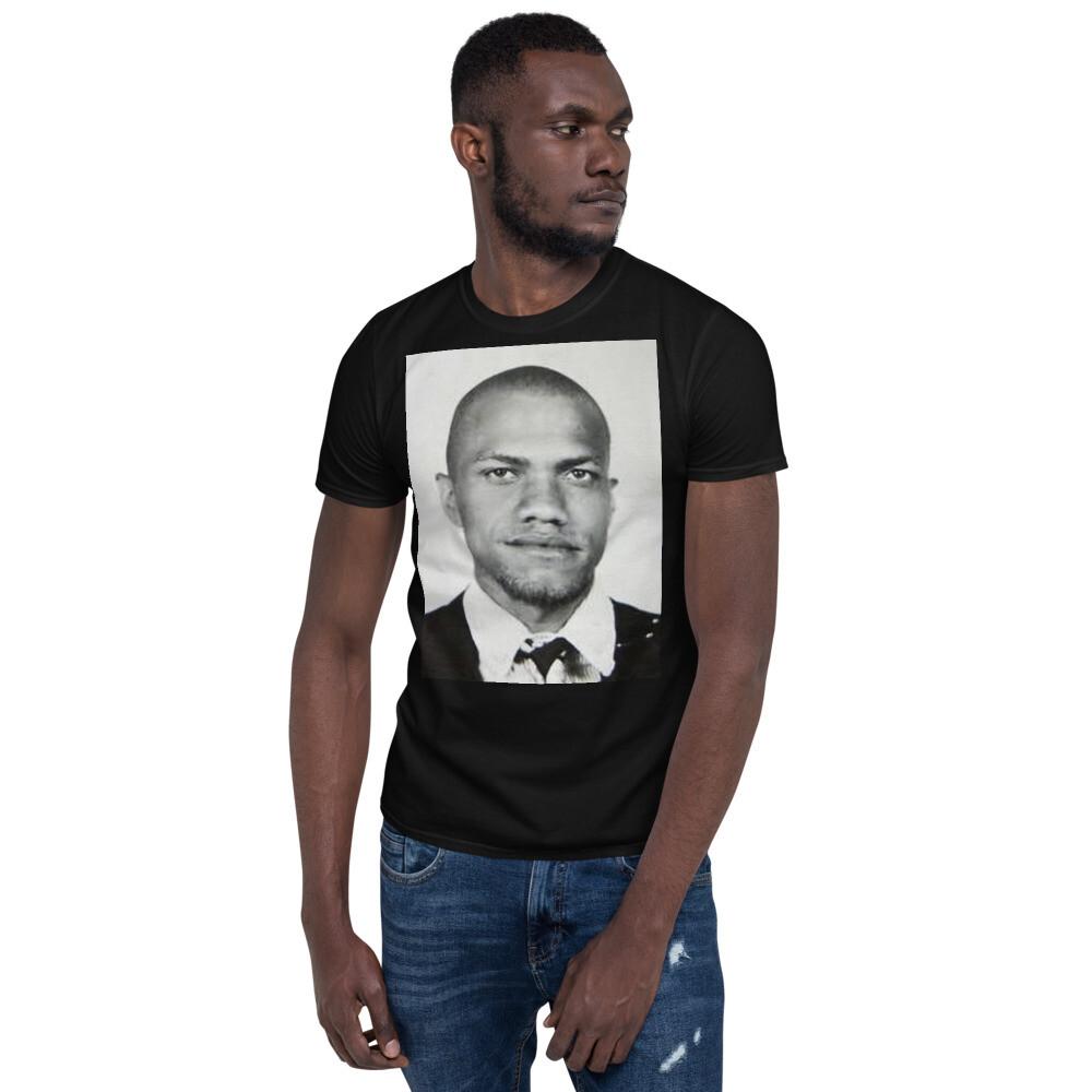 Malcolm X Mug Shot Mugshot Vertical 2 Tee Tees TShirt Unisex T-Shirt