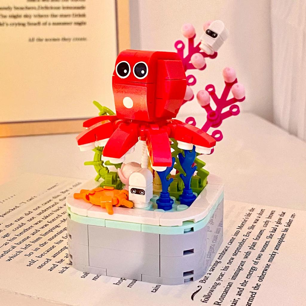 Океанские насекомые и животные Бонсай Строительные блоки - Обучающие игрушки и подарки для детей