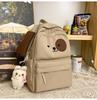 2023 New Cute Funny Dog Backpack Cartoon School Bag Nylon Water-resistant Backpack Girls 3-4 Grade