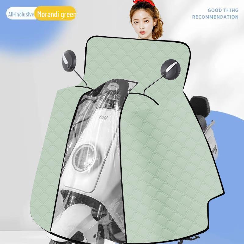 Всесезонный солнцезащитный козырек на лобовое стекло электромобиля и мотоцикла: Водонепроницаемый и ветрозащитный