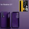 Жидкий силиконовый чехол для Oppo Realme GT 5G GT2 Pro GT3 GT NEO 2 3 NEO2 NEO3 NEO5 SE 5 3T GT Master Edition Мягкий противоударный тонкий защитный чехол для телефона