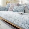 Thicken Chenille Sofa Cushion Fresh Flowers Sofa Cover Non-slip Four Seasons Universal Sofa Towel Mat for Living Room Home Decor