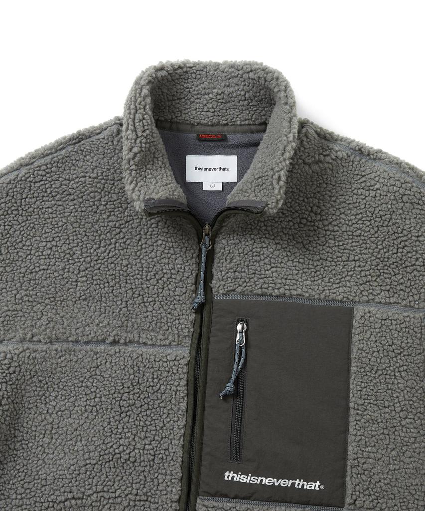 Thisisneverthat Sp Флисовая куртка Sherpa Угольный