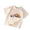 New Cartoon T-shirt Children Short Sleeve Pure Cotton Boys and Girls Summer Single Piece Medium and Large Children Parent-child Clothing