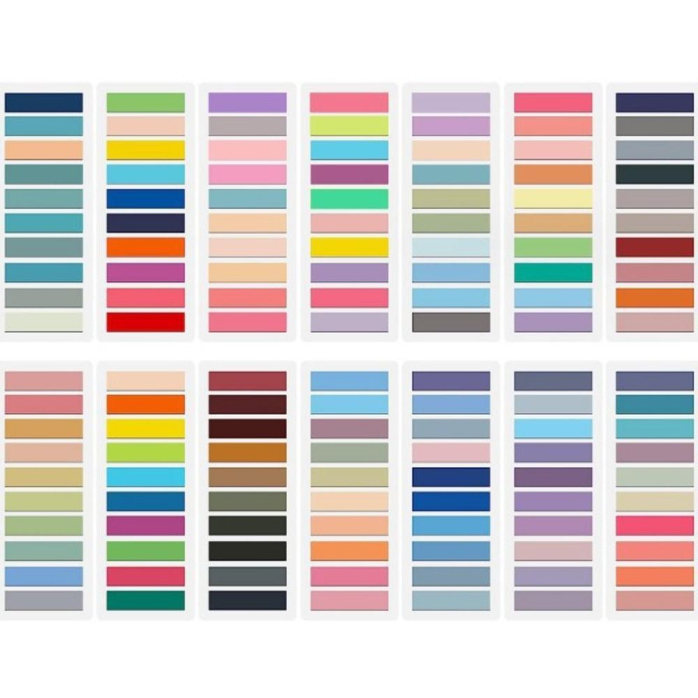 Multi Color Index Tabs Set Waterproof Page Marker Tabs Annotation Tabs Label Stickers  Stationary