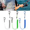 Fishing Lanyard Rope Kayak Paddle Leash Coiled Lanyard Fishing Rod Straps for Fishing Tools/Rods/Paddles Fishing Tackle