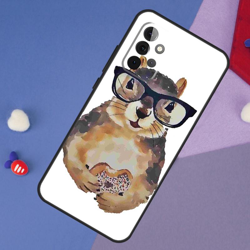Мультяшный чехол-белка для Samsung Galaxy A55 A35 A32 A12 A22 A52 A06 A54 A34 A14 A56 A36 A26 A16 A13 A53 A15