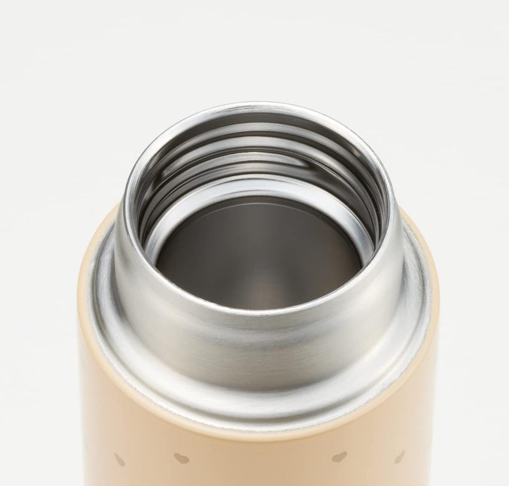 Skater Mug Bottle Bear 350ml Ultra Light Stainless Steel Water Bottle Pompon's STYL4-A