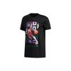 Basketball Sports Short Sleeve T-Shirt Men Tops Black FM4779
