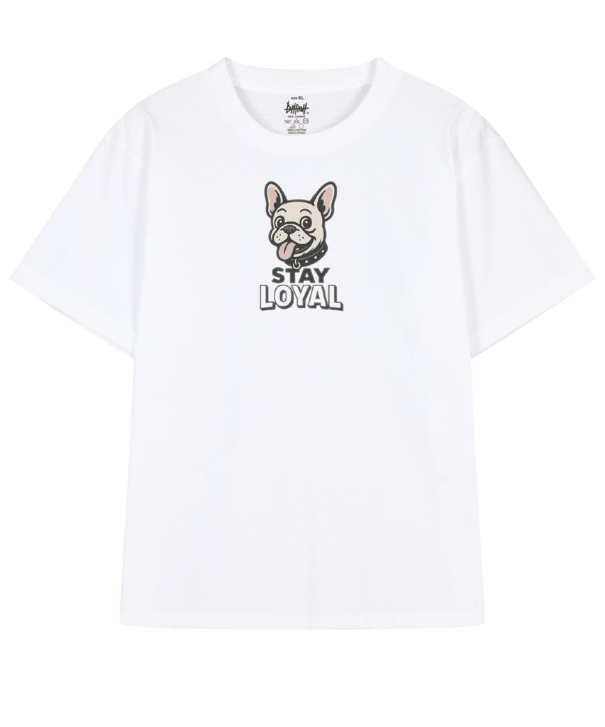 DRIFTOUT Stay Royal Футболка с коротким рукавом для французского бульдога (3 цвета)
