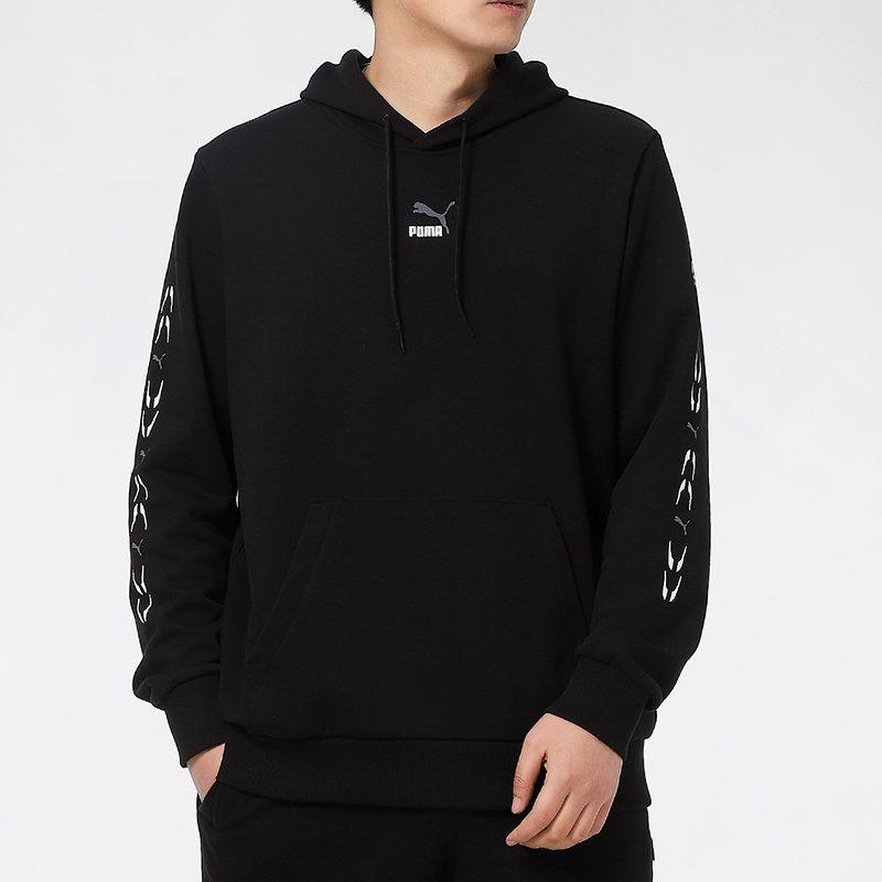 Puma Толстовки Мужские Черные С Капюшоном Умеренная Обычная 531243-01