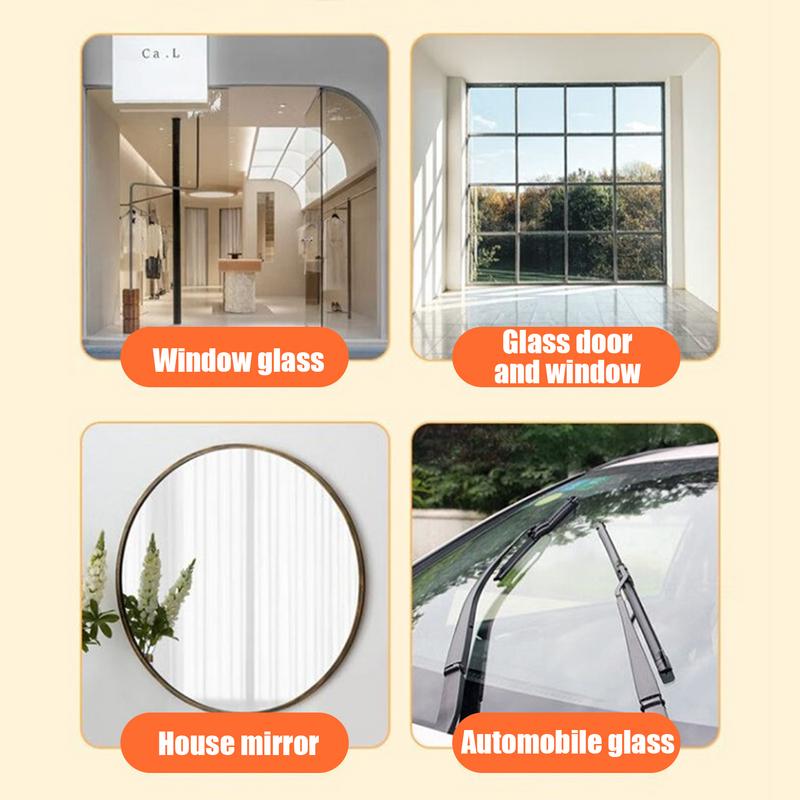 Мощный очиститель масляной пленки на автомобильных стеклах, средство для удаления масляной пленки на лобовом стекле, 120 мл, щетка для очистки покрытия автомобильных стекол, принадлежности для автомойки