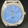 VINTAGE HMT KOHINOOR HAND-WINDING INDIAN MENS SKY BLUE DIAL WATCH a441018-4 HT-a441018