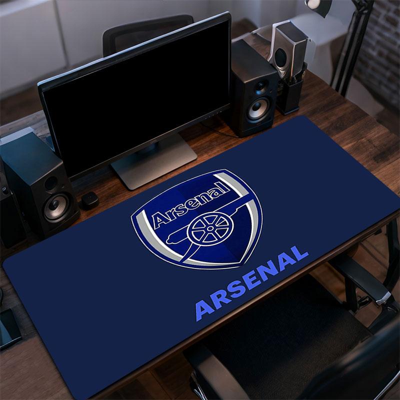 Arsenal Mouse Pad, Large Gaming Desk Mat, Non-slip XXL Mousepad for Laptop & Tablet, Mini PC Playmat with Stitched Edges