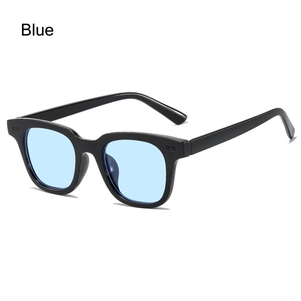 Colorful Ocean Lens Sun Glasses Summer Shades Retro Square Frame Sunglasses for Women & Men