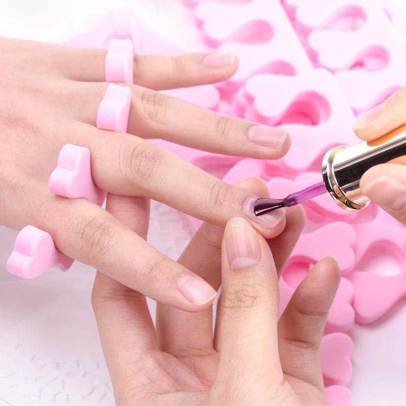 50Pc/Pack Nail Art Toe Separators Fingers Foots Sponge Soft Gel Polish Beauty Tools Manicure Pedicure Pack Nail Kits