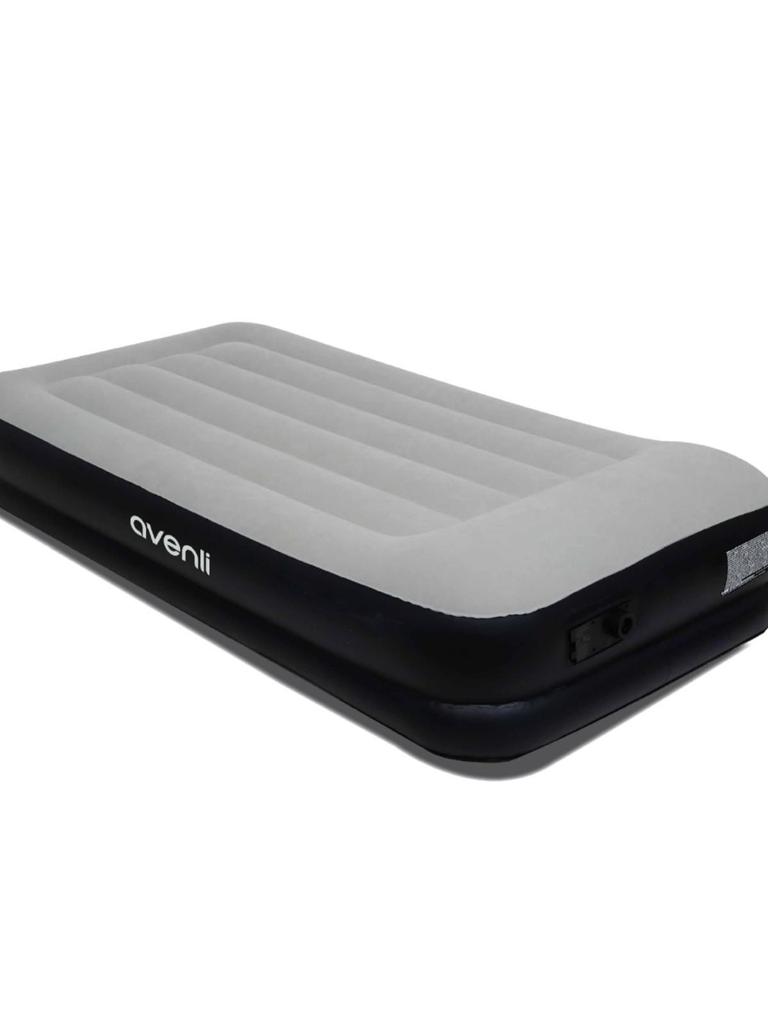 JILONG Portable Inflatable Air Mattress with Built-in Pump and Sheet, Double/Single Size, Home Use, Foldable Storage.