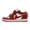 Air Jordan 1 Устойчивые к истиранию Низкие Винтажные Баскетбольные Кроссовки Унисекс Темно-красные FJ3459-160(Команда529-)
