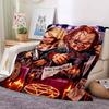 Chucky Child's Play Horror Movie Print Flannel Blanket Cozy Warm Throw Bedroom Sofa Birthday Present Indoor Home Holiday Decor