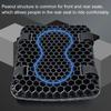 Motorcycle Honeycomb Gel Seat Cushion 3D Mesh fabricComfort Damping Absorbing Pressure Motorcycle Relief Breathable Seat Cushion