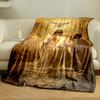 Jesus Baptism Blanket  Printed Blanket for Living Room Bed Couch lunch break Soft Cozy Blanket for Friend's festival Gift