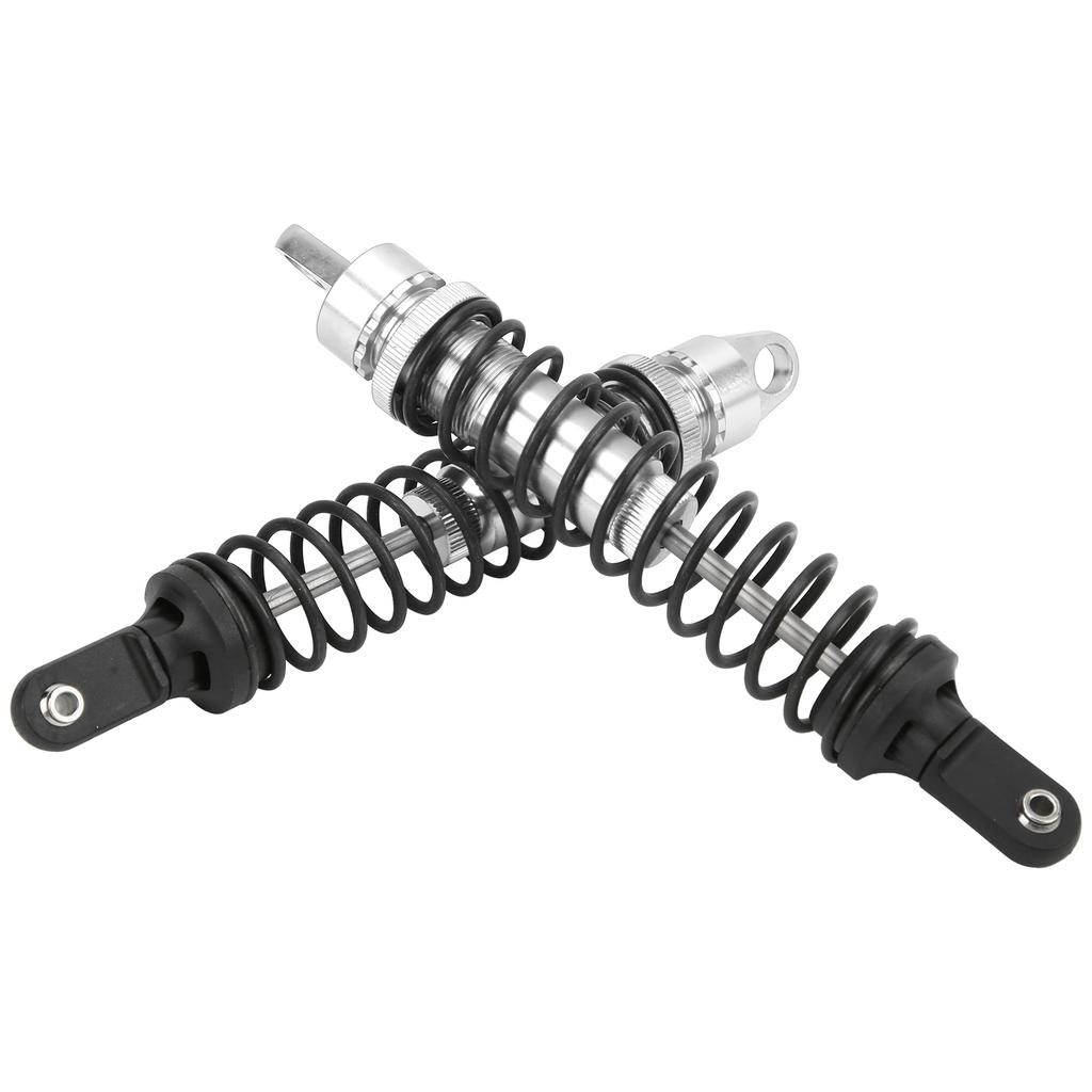 2Pcs 188mm RC Aluminium Shock Absorber Damper for HSP 94050 1 5 RC Gasoline OffRoad Cars(Silver )