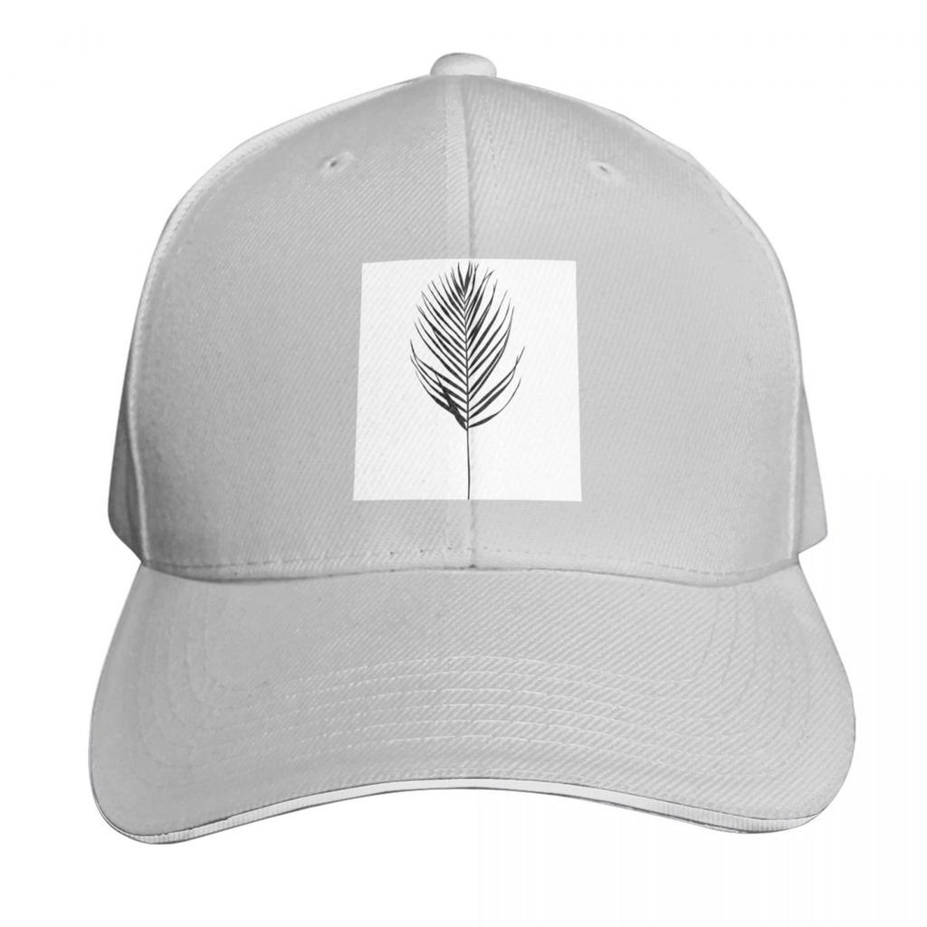 Palm leaf silhouette illustration  Evelyn Baseball Cap Golf Cap Unique hats funny hat party Hat Ladies Unisexs