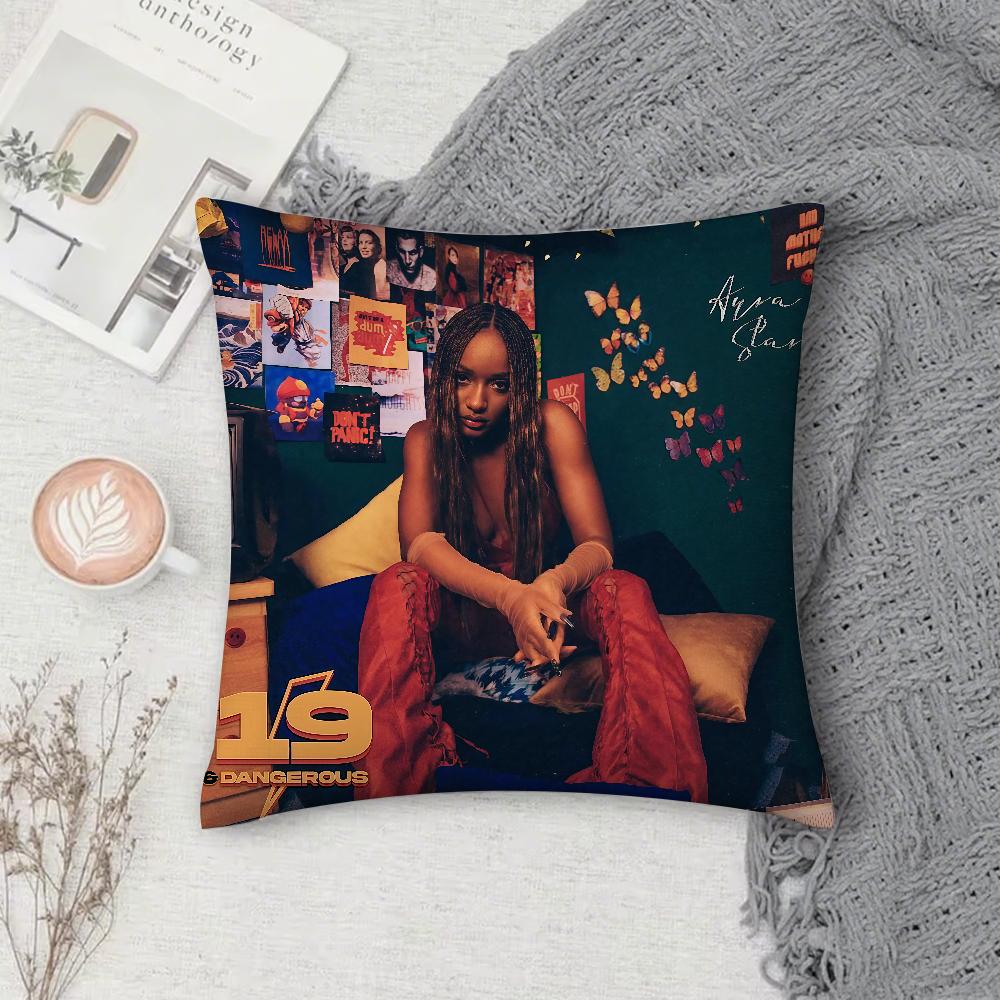 SInger AAyra SStarr Pillow Case Square DoubleSided Printing Sofa Cushion Cover Pillowcase Bedroom Bedside