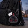 Plush Doll with Metal Hanging Loop, Dark Style Rabbit Pendant Plush Toy, Funny Expression Plush Doll, Stress Relief Collectible Toy