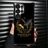 F-Fourth W-Wing Dragon Plating Phone Case For Samsung Galaxy S24 S25 FE S26 Edge S23 Ultra S22 S21 Plus S20 Anti-Fall Airabag Co