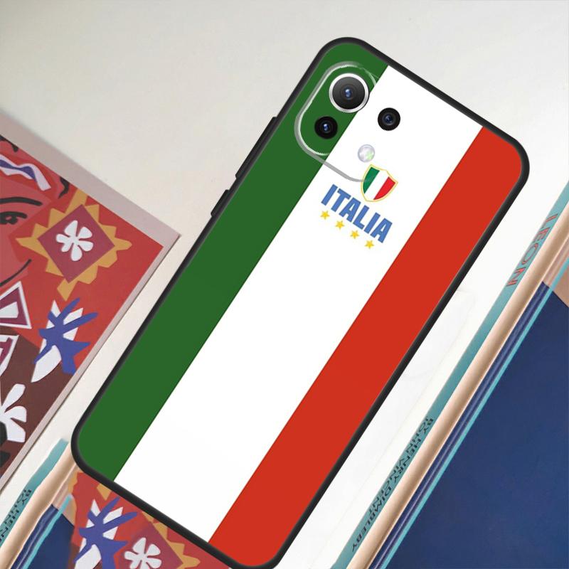 Italy Flag Case For Xiaomi 13 14 15 Ultra 13T 14T 15T 17 Pro Max Cover For POCO X7 X5 X6 F5 F6 F7 Pro