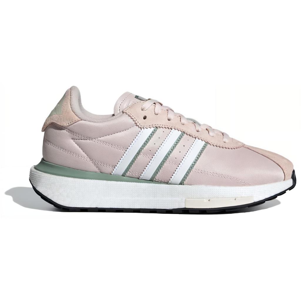 adidas Оригинальные Country Boost Удобные Нескользящие Низкие Кроссовки для Повседневной Носки Женские кроссовки Розовый Белый IF1133