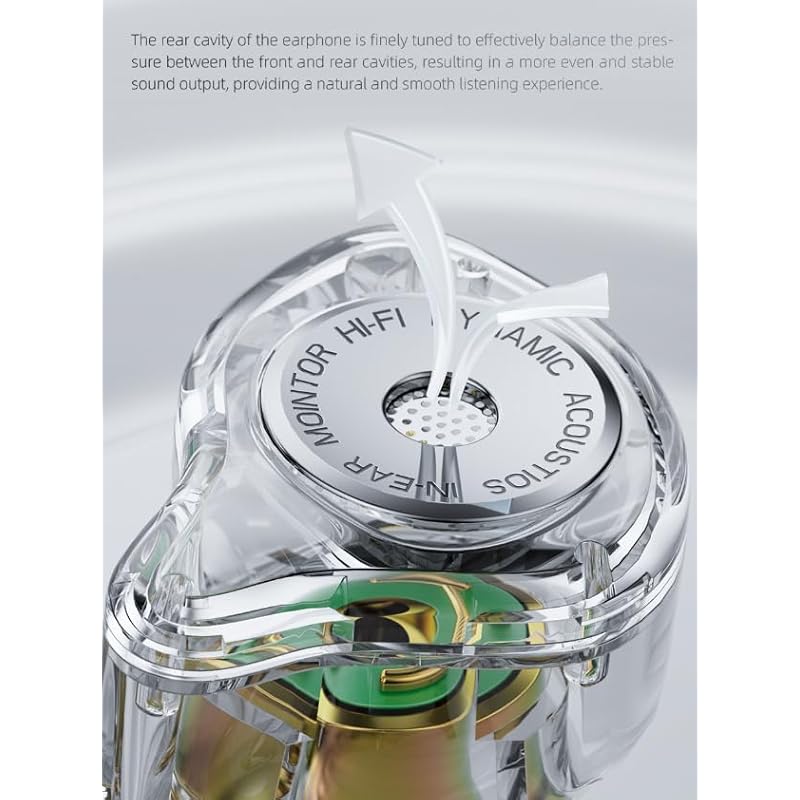 [New release] 3.5mm earphone wired over-the-ear earphones Canal type with microphone Hard to fall off It won't come off Listen while using earphones