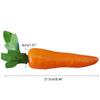 Искусственная морковь 6 шт. Мини-морковь Имитация овощей для кукольного домика и украшения для вечеринки Поделки Рыночная выкладка