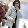 Versatile basic light and thin hooded cotton clothes women's short cross-quilting jackets clothing bulk purchase