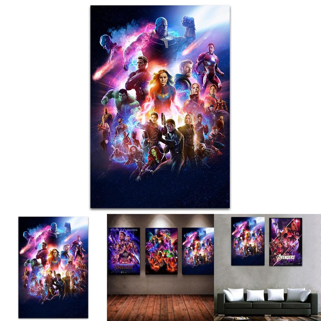 Элегантный постер к фильму «Мстители: Финал / Война бесконечности», принт, искусство, 24x36, шелковый настенный декор