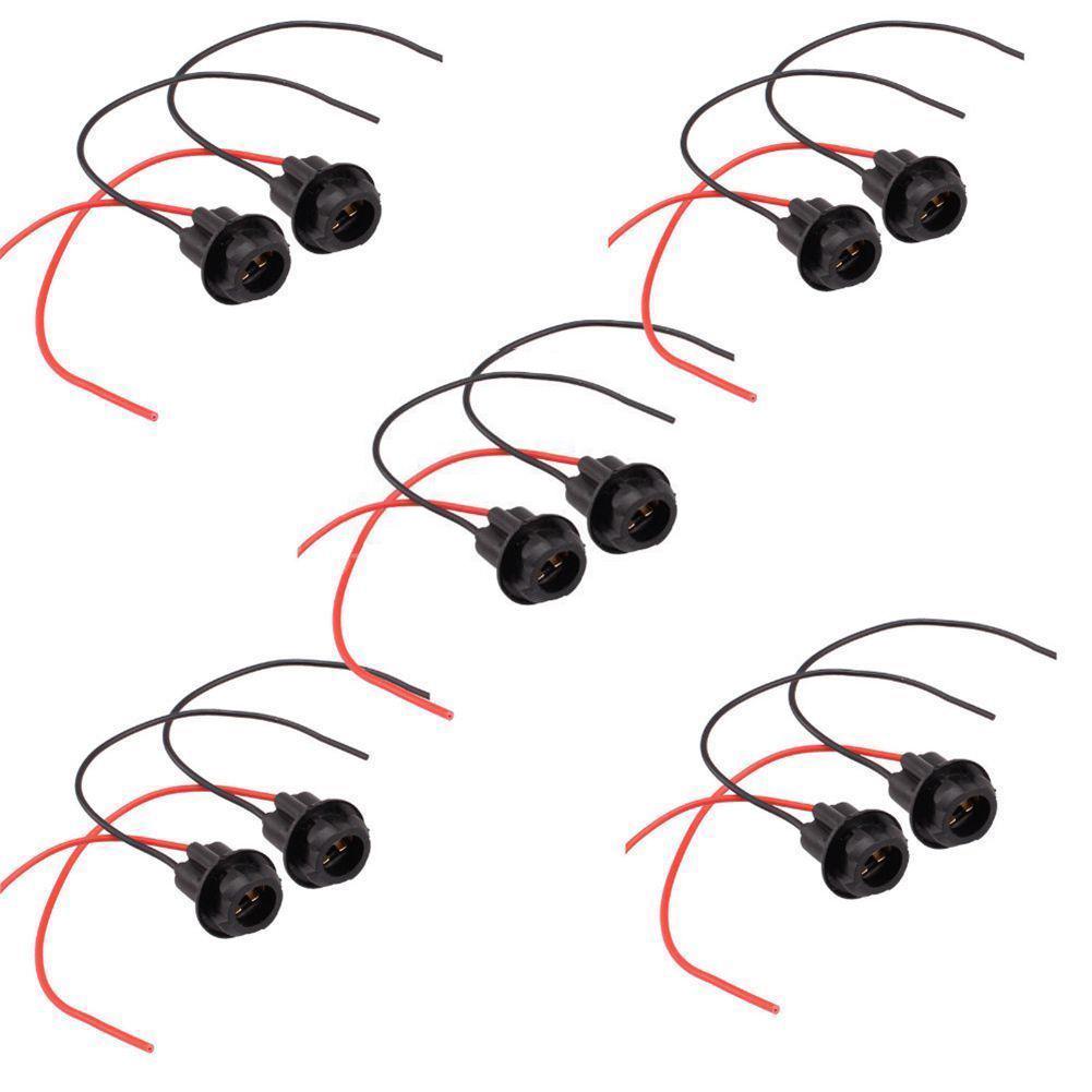 PDTO 10 шт. T10 W5W 168 194 автомобильный разъем, удлинитель, светодиодная лампа, клиновидная лампа, основание