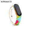 Красочный мягкий силиконовый браслет ремешок для Xiaomi Mi Band 3
