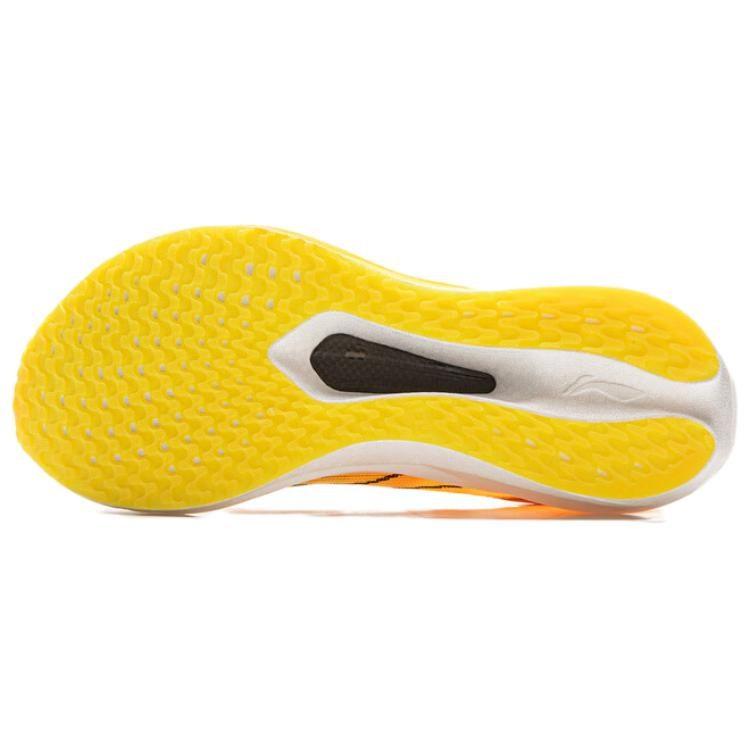 Li Ning Feidian 5 Challenger Низкие Марафонные Беговые Кроссовки с Карбоновой Пластиной Мужские Неоновый Манговый Желтый ARMV001-23