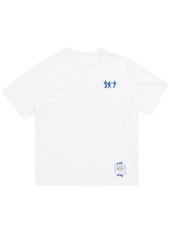 OURPOCKETS Футболка Grid Dance Persona (белый)