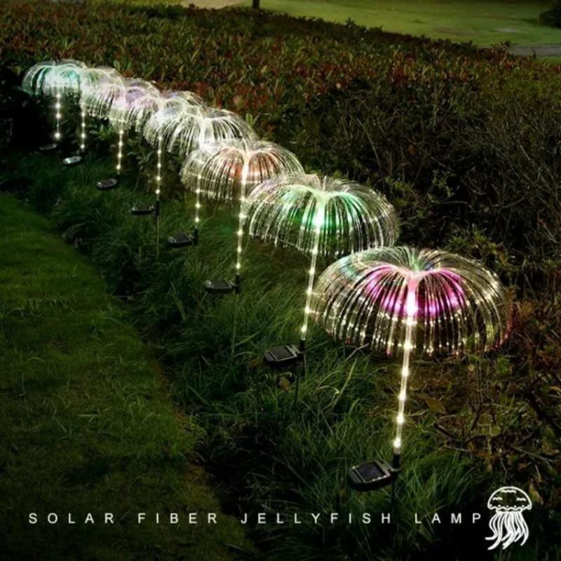 1/2/4 шт. Солнечный светильник-медуза, уличный водонепроницаемый, RGB, солнечный, декоративный, для сада, ландшафтное освещение, используется для декора сада, газона