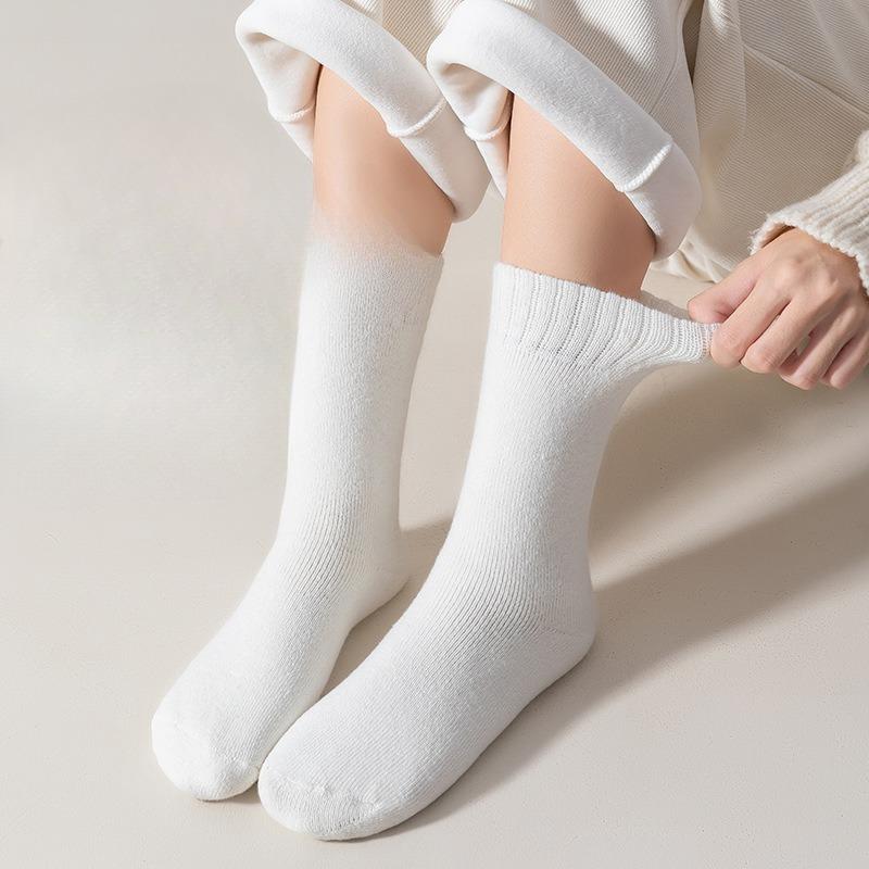 Супер Толстые Кашемировые Носки для Женщин, чтобы Сохранять Тепло Осенью и Зимой