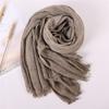 NEW Autumn New Cotton Pashmina Shawl Lady Wrap Warm Winter Scarves Solid Design Print Female Foulard Beach Stoles Scarf