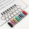 For Kids Musical Instruments Shaped Harmonica Keychain Keys Holder Hanging Pedants Harmonic Keyring