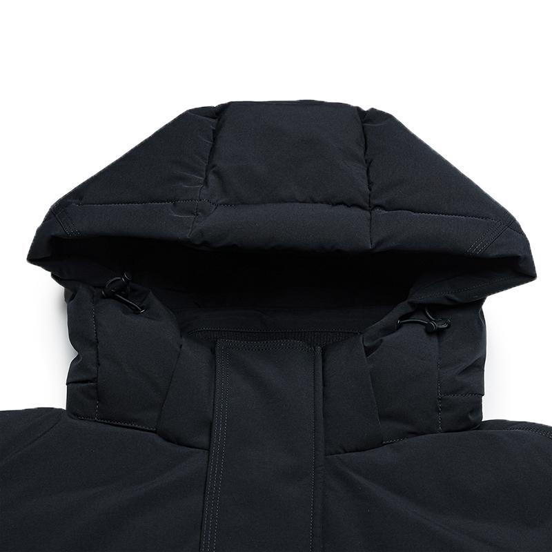 Men's FILA Down Jackets Men's Legend Blue Hooded (Detachable) Moderate Straight Fit