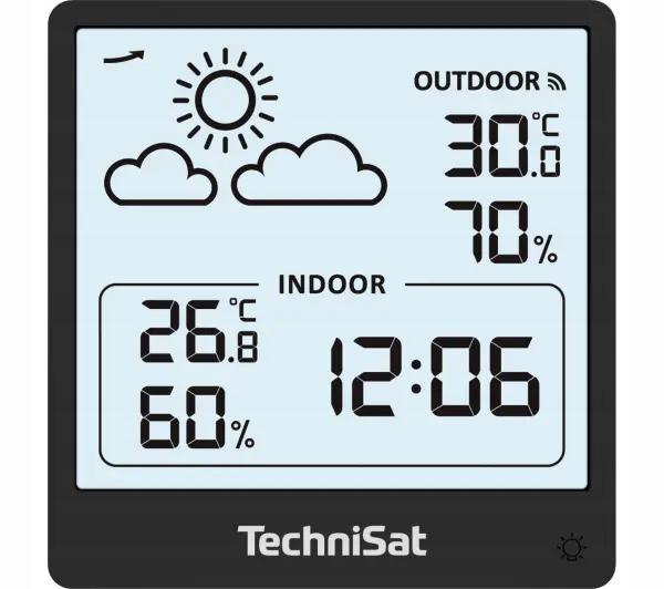Technisat IMETEO 200 Weather Station Thermometer Hygrometer Clock Sensor
